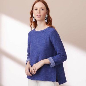 LOFT Lou & Grey garment dye hi-side sweatshirt